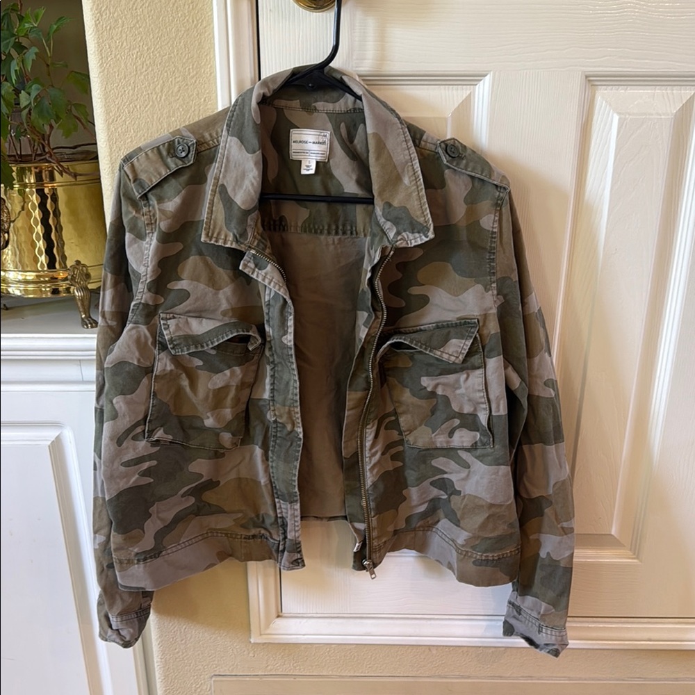 Melrose and Market Camouflage Jacket